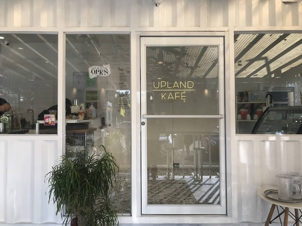 Upland Kafé interior with Scandinavian furniture and minimalist design